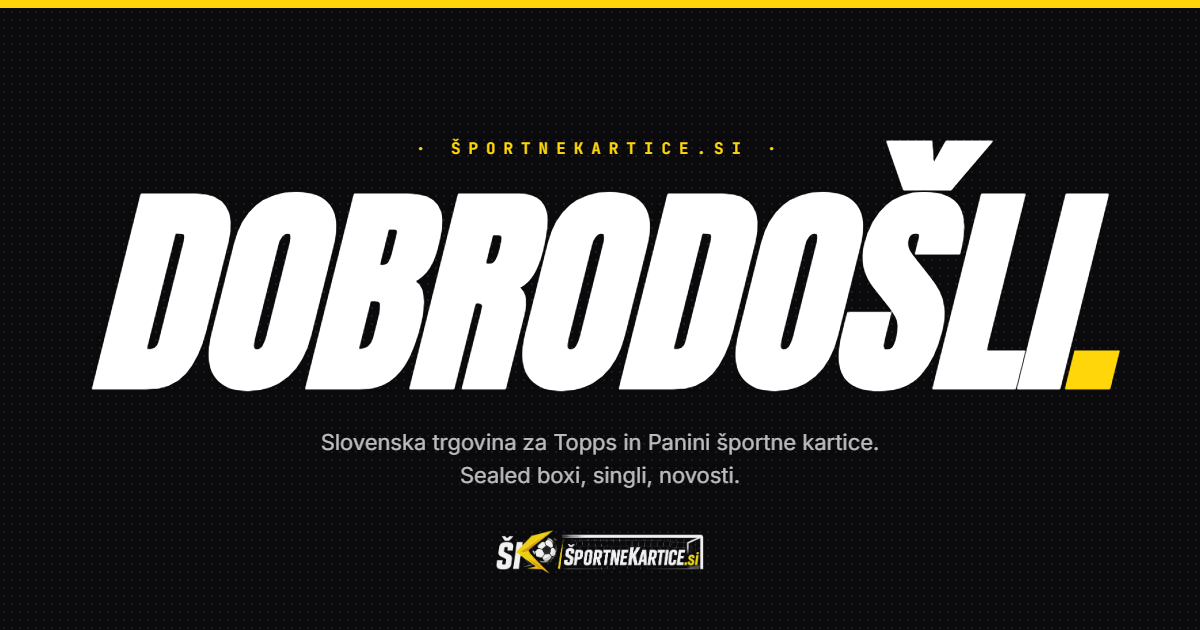 Dobrodošli na ŠportneKartice.si