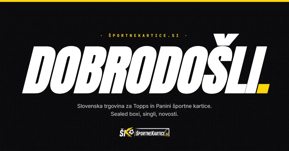 Dobrodošli na ŠportneKartice.si