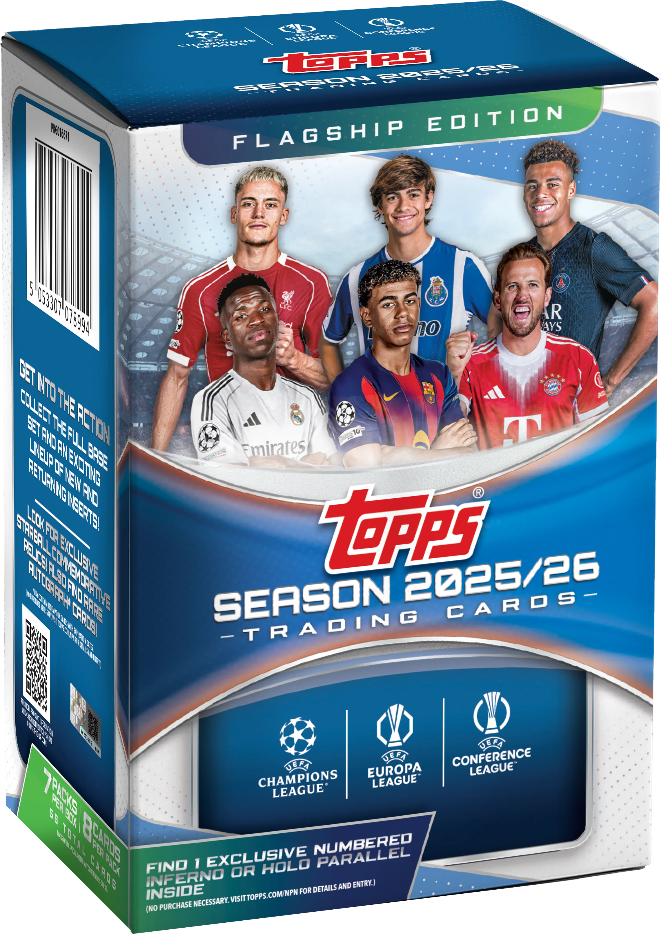 Topps UEFA Club Competitions 2025/26 - Value Box