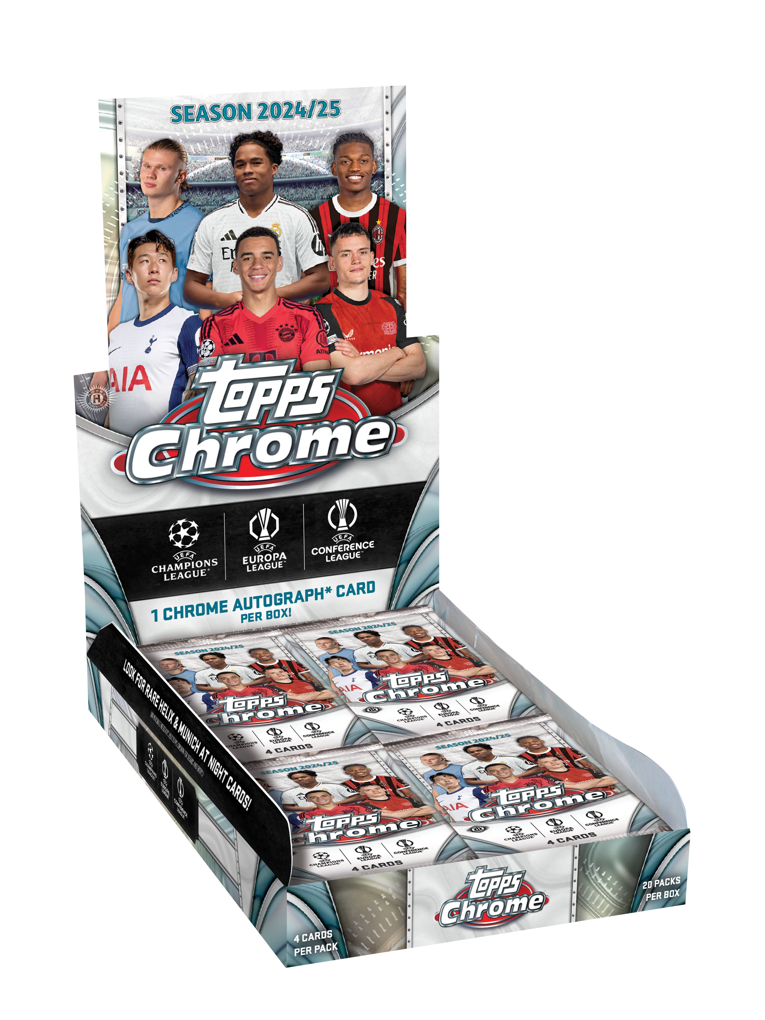 Topps Chrome UEFA Club Competitions 2024-25  - Hobby Box