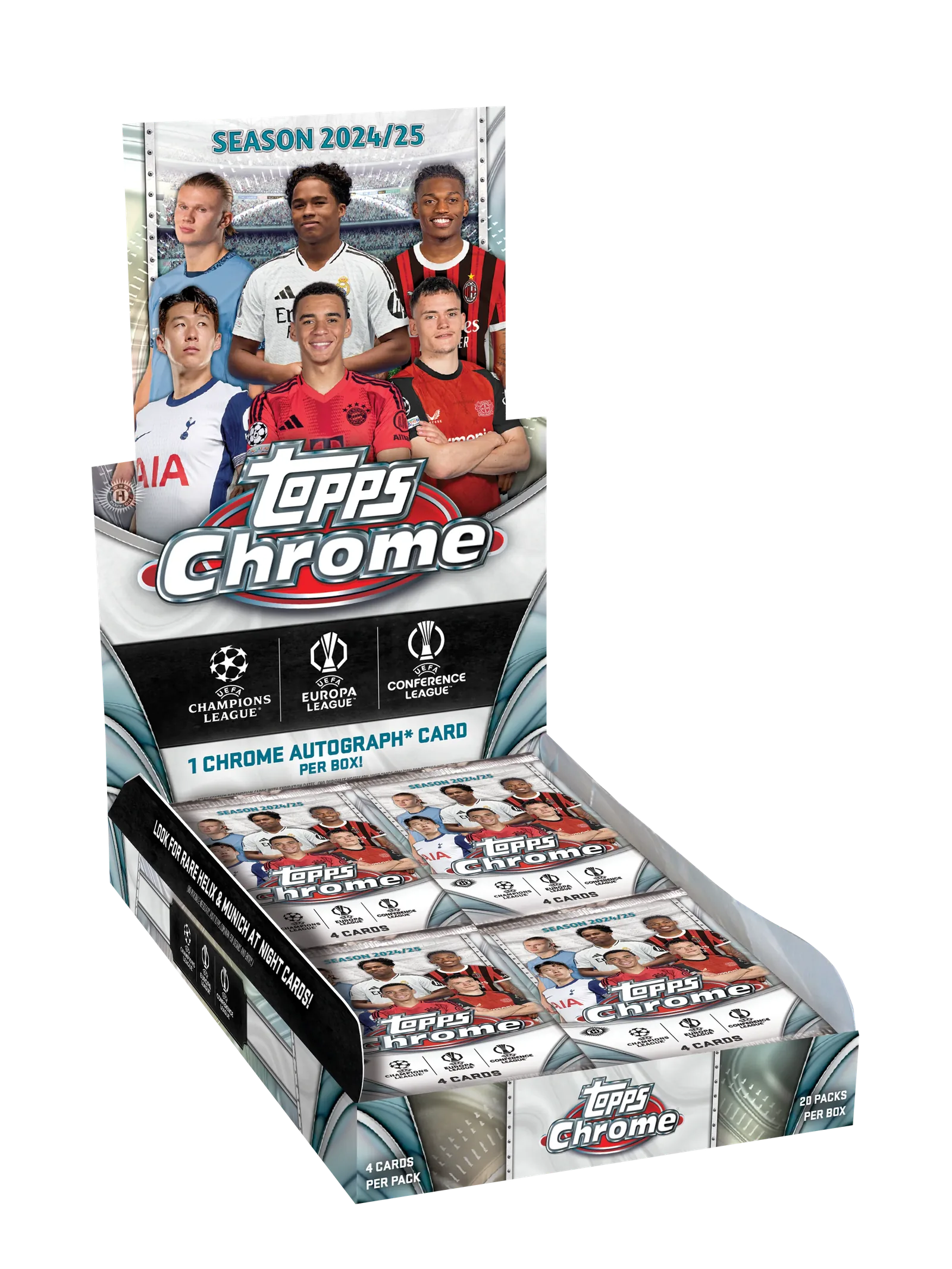 Topps Chrome UEFA Club Competitions 2024-25  - Hobby Box