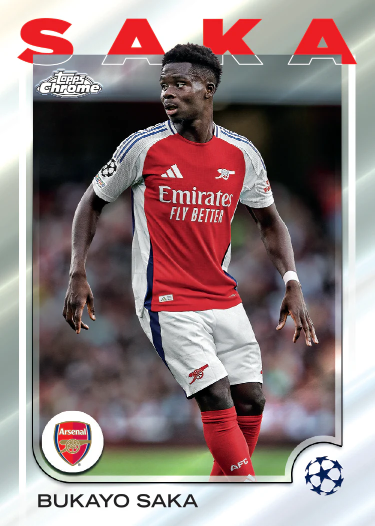 Topps Chrome UEFA Club Competitions 2024-25  - Hobby Box 5