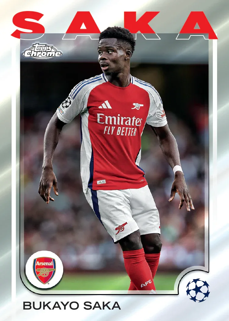 Topps Chrome UEFA Club Competitions 2024-25  - Hobby Box 5