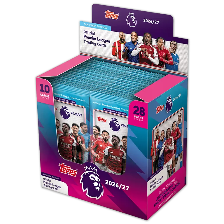 Topps Premier League 2026/27 - Display (28 paketkov)