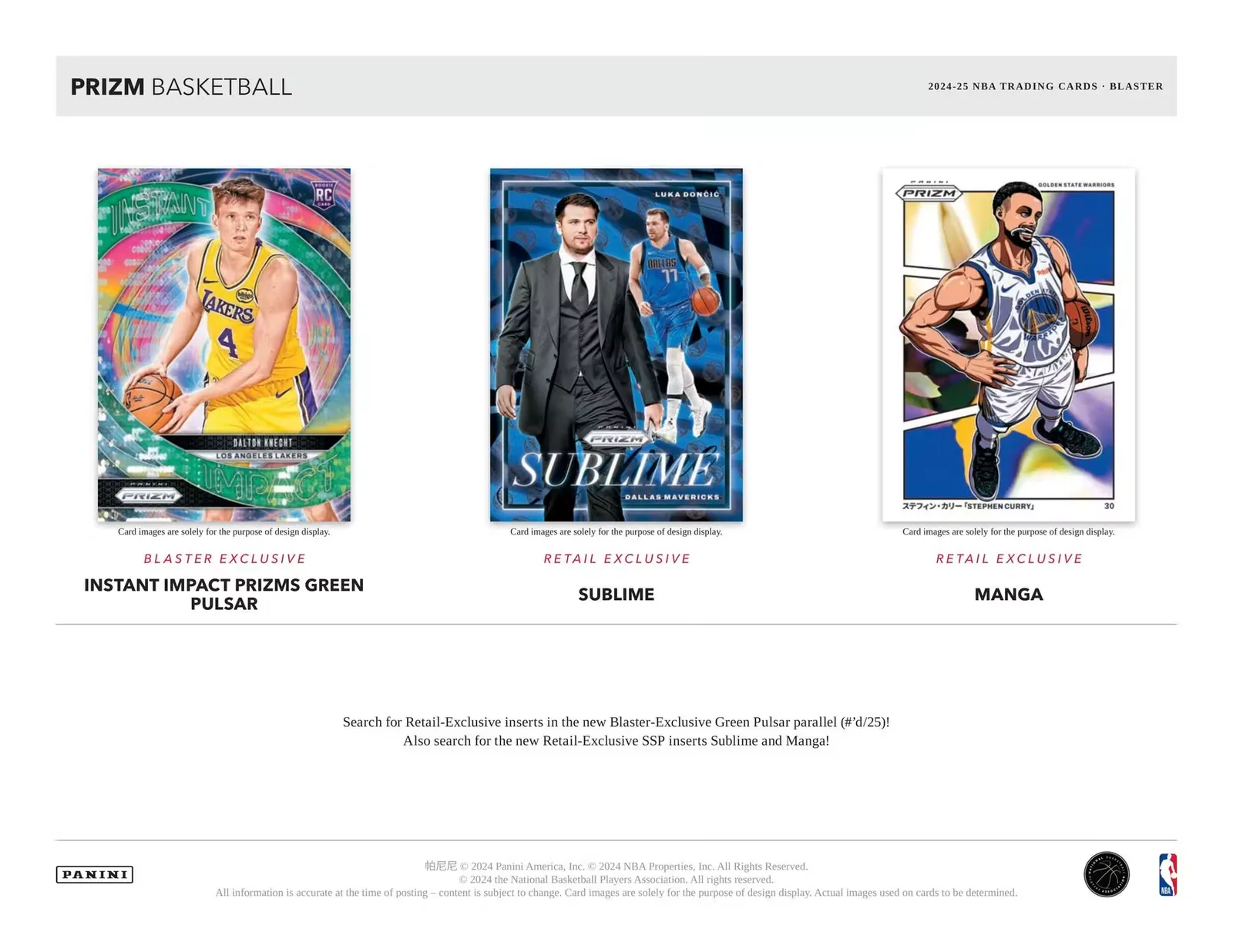 2024/25 Panini Prizm Basketball - Blaster Box 3