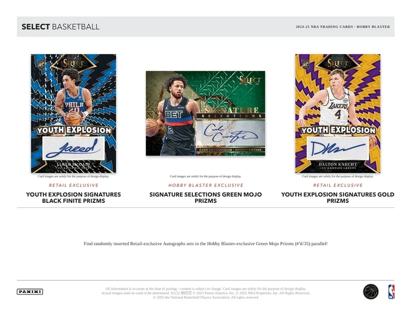 2024/25 Panini Select Basketball - Hobby Blaster Box 4