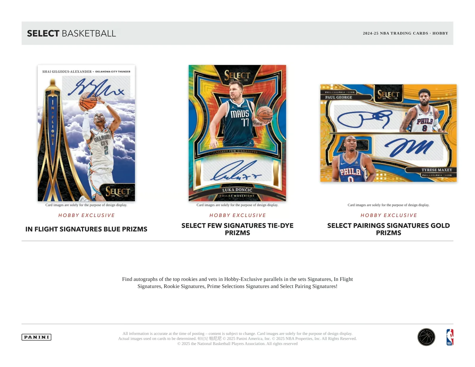2024/25 Panini Select Basketball - Hobby Mega Box 2