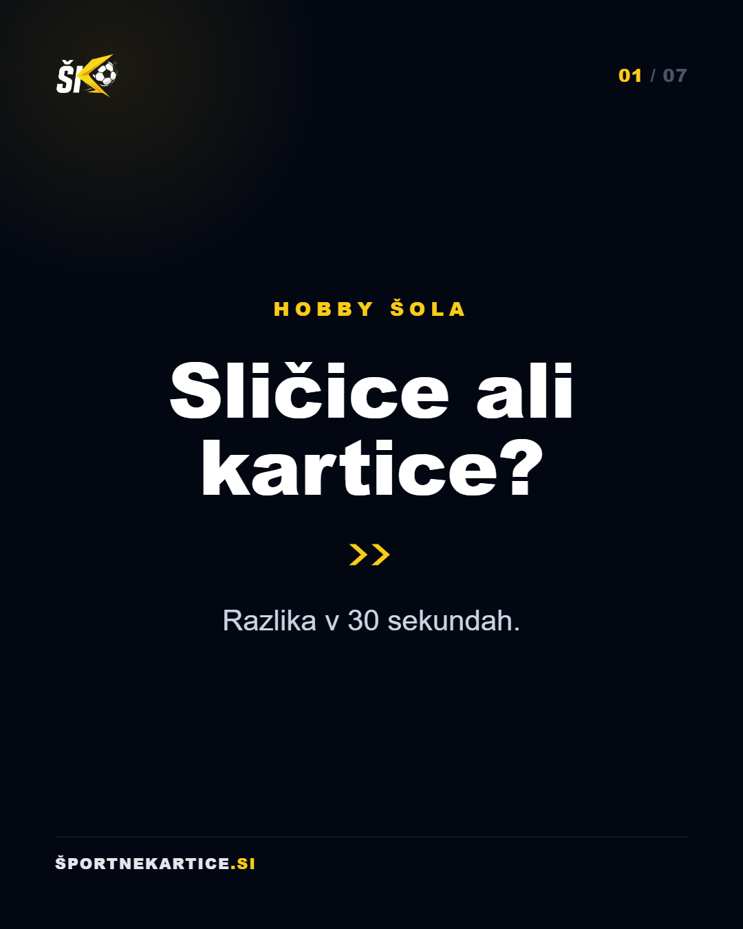 ŠPORTNE SLIČICE vs KARTICE - Kaj je razlika?