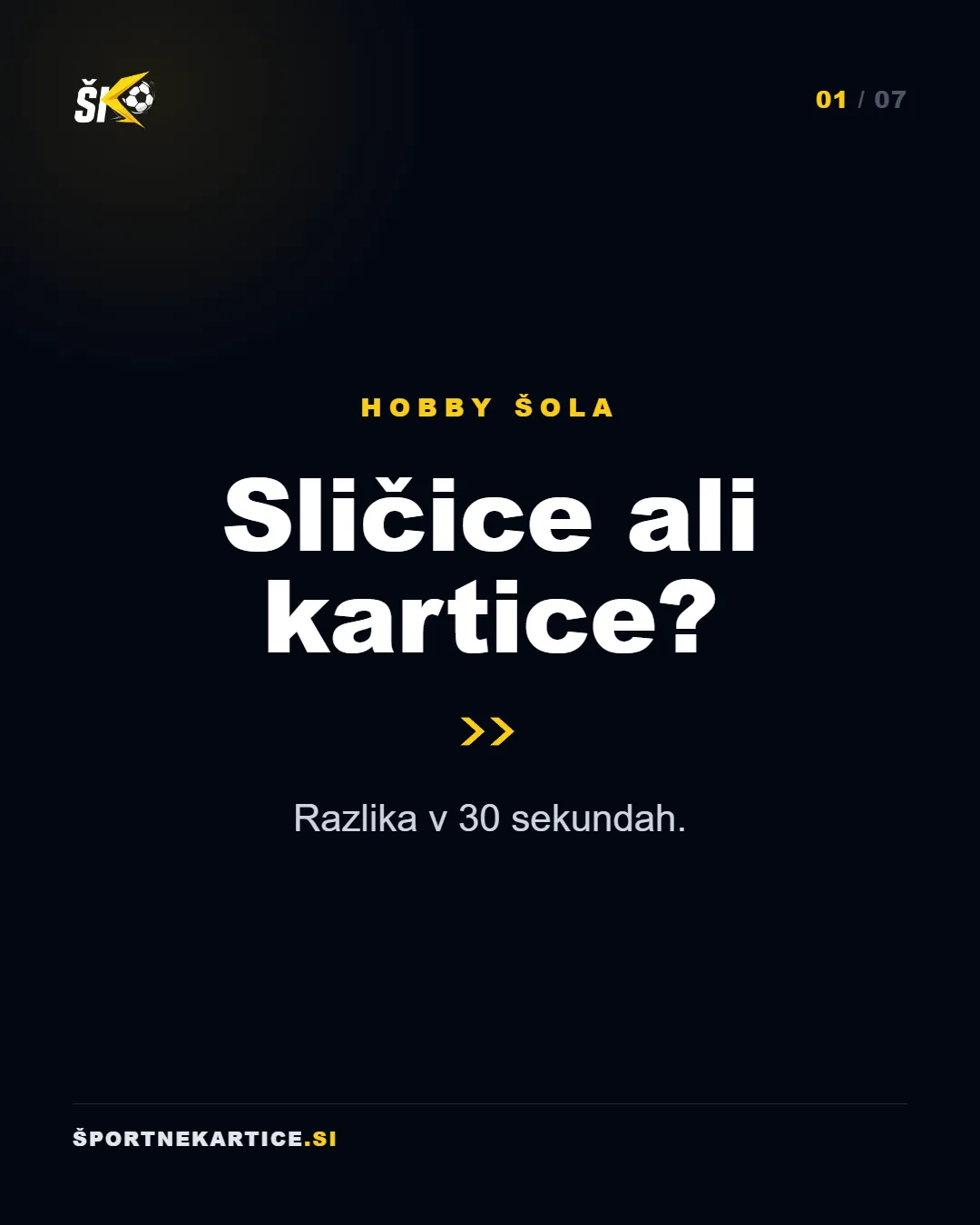 ŠPORTNE SLIČICE vs KARTICE - Kaj je razlika?