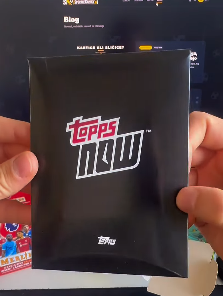 Odpiramo pošiljko Topps NOW kartic⚽️
